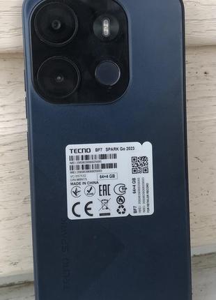 Смартфон tecno spark go 2023 bf7 4/64gb uyuni blue