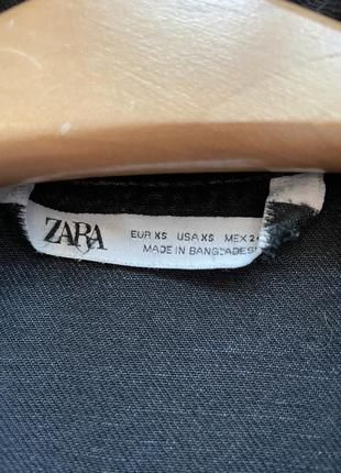 Джинсова сорочка zara xs6 фото