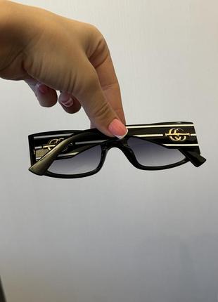Чорні сонцезахисні окуляри gucc4 фото