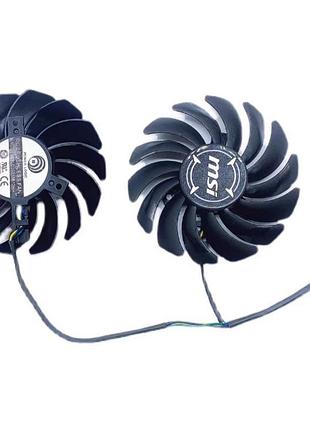 Кулер, вентилятор 85 мм pld09210s12hh gtx 1050 ti 4pin