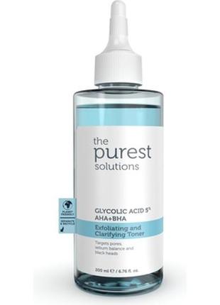 Тонік з гліколевою кислотою purest solutions 200ml