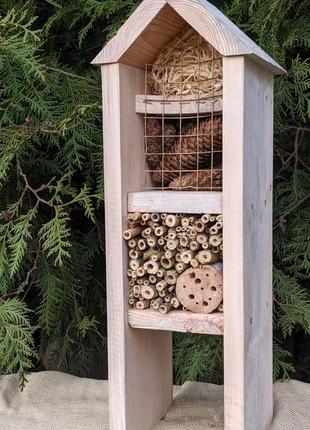 Готель для комах (будинок для комашок, insect hotel)3 фото