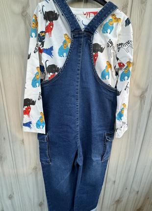Джинсовый комбинезон mothercare