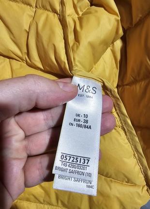 Ультралёгкий пуховик натуральный пух m&s размер m6 фото