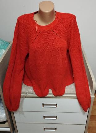 Красный свитер new look2 фото