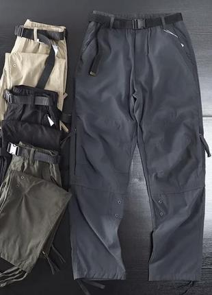 Брюки карго gore-tex серые мужские брюки водонепроницаемые1 фото