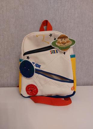 Наплечник zara 2-5 лет, сумка-рюкзак зара, канакас1 фото