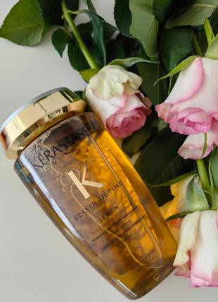 Шампунь-ванна для тьмяного волосся kerastase elixir ultime le bain