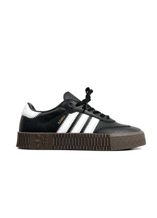 Adidas samba rose w black gum1 фото