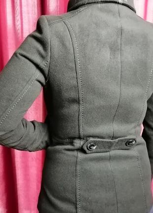 Пальто на весну чорне тепле h&m6 фото