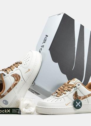 Мужские кроссовки nike air force 1 x bape