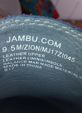 Jambu оригинал 43 ( 27,5 см по стельке) новые кожаные мокасины кроссовки туфли8 фото