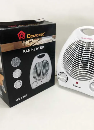 Обігрівач тепловентилятор (дуйка) domotec ms-5901, вітродуйка