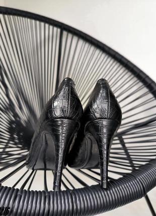 Стильные женские туфли на каблуке, эко кожа, 37-38-394 фото
