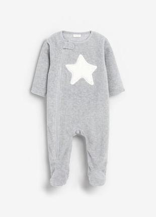 Флисовая пижама со звездами (0 мес. - 3 лет)
