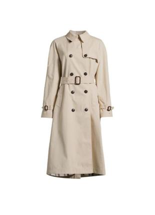 Tommy hilfiger peached cotton long trench, тренч размер м2 фото
