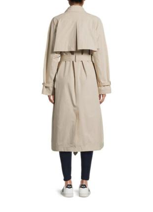 Tommy hilfiger peached cotton long trench, тренч размер м3 фото