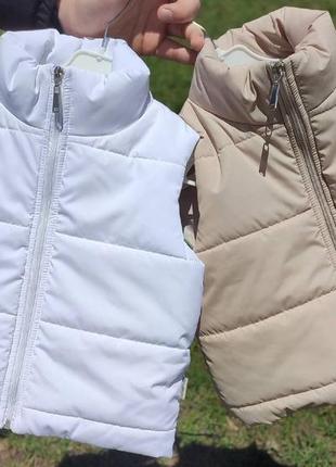 Жилетка для девочки весна