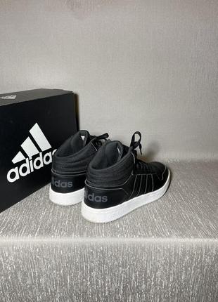 Мужские кожаные кроссовки adidas hoops 2.0 mid5 фото