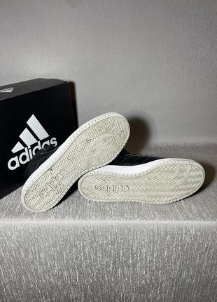 Мужские кожаные кроссовки adidas hoops 2.0 mid6 фото