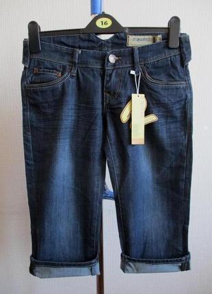 Подовжені шорти джинсові бриджі r.marks1 фото