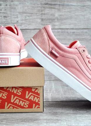 Рожеві жіночі кеди кросівки vans old school ванс вансы олд ску4 фото