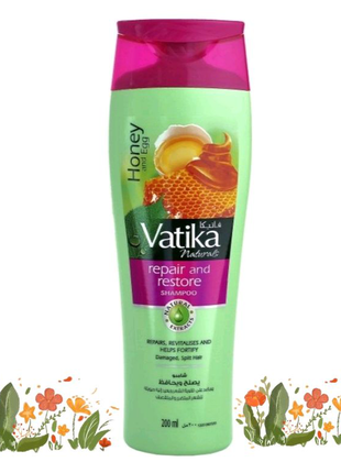 Шампуні vatika 200мл.оае dabur дабур