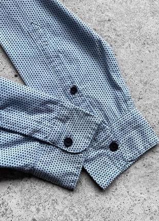 Hollister california men’s blue long sleeve button shirt muscle fit сорочка на довгий рукав6 фото