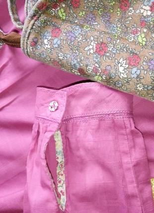 Рубашка блуза розовая esprit р.46-48,м,uk129 фото