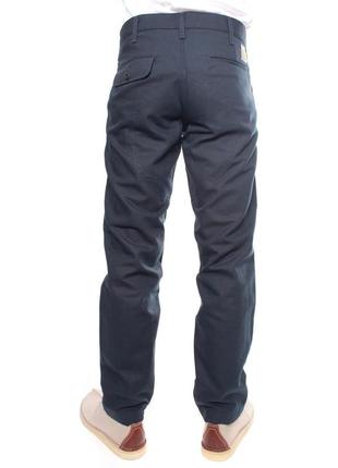 Мужские темные синие брюки брюки брючины чинос carhartt оригинал размер 28/32 стана как новые кархарт3 фото
