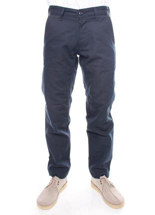 Мужские темные синие брюки брюки брючины чинос carhartt оригинал размер 28/32 стана как новые кархарт2 фото