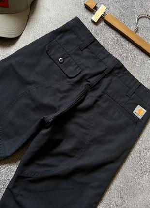 Мужские темные синие брюки брюки брючины чинос carhartt оригинал размер 28/32 стана как новые кархарт8 фото