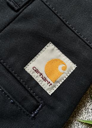 Мужские темные синие брюки брюки брючины чинос carhartt оригинал размер 28/32 стана как новые кархарт9 фото