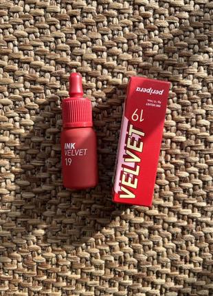 Тинт для губ periperaink the velvet lip tint