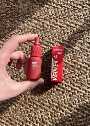 Тинт для губ periperaink the velvet lip tint4 фото