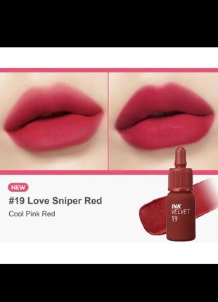 Тинт для губ periperaink the velvet lip tint8 фото