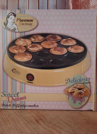 Апарат для випічки bestron poffertjes maker3 фото