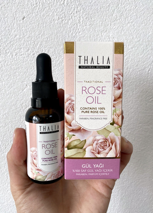 Натуральна трояндова олія thalia, 30 мл