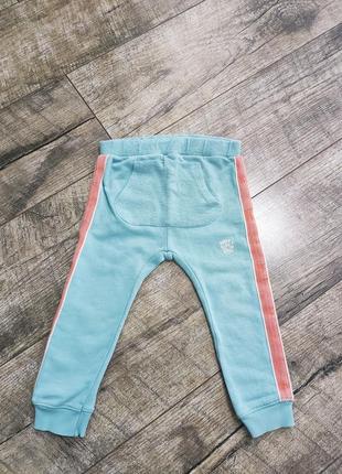 Штани двунітка петельки, zara, р. 92, 2 роки, довжина 47см