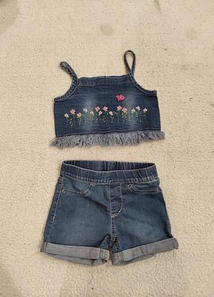 Комплект для девочки на лето