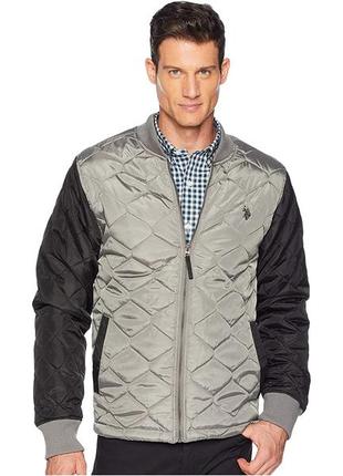 Куртка u.s. polo assn. contrast quilt bomber / оригинал