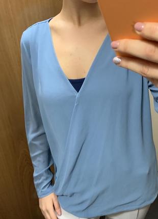 Голубая блуза3 фото