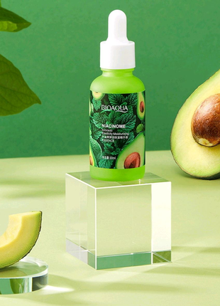 Набір для догляду за шкірою обличчя bioaqva з маслом авокадо.3 фото