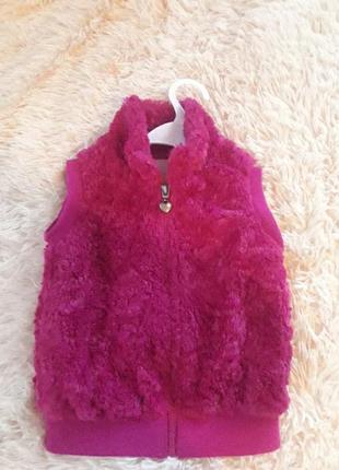 Мехова безрукавка