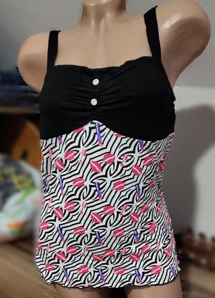 Майка домашня чорна, біла р.38-44, тм індена