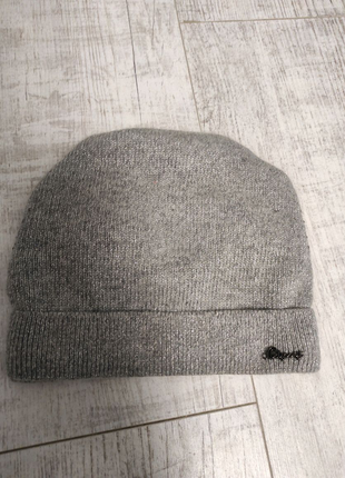 Сіра шапка з срібною ниткою фірма одіссей