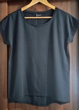 Кофта футболка с удлиненной спинкой vila.