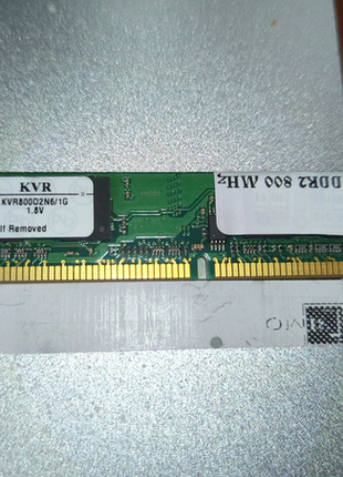 Пам'ять kingston 1 gb ddr2 800 mhz (kvr800d2n6/1g)