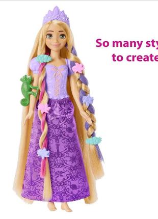 Кукла рапунцель с аксессуарами принцесса дисней disney princess rapunzel mattel7 фото