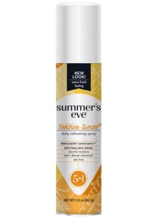 Дезодорант для интимной гигиены summer's eve tahitian sunset freshing spray